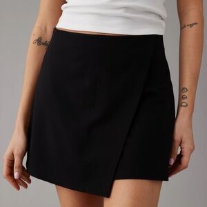 AE knit asymmetrical mini high waisted skort